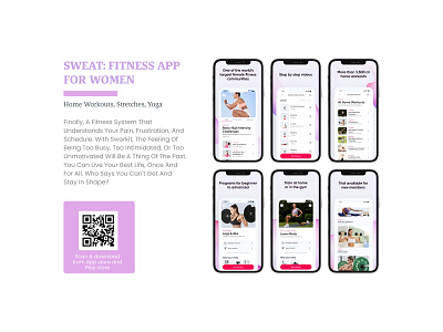 Sweat : Fitness app for women