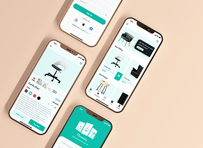 Homeify furniture app design appdesign branding design furniture furniture app newdesign ui uidesign uiux uxdesign