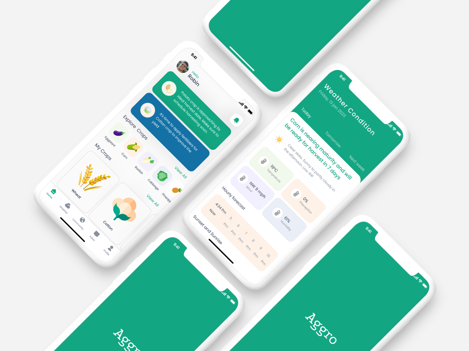 Aggro Smart farming app by Apptix.io on Dribbble