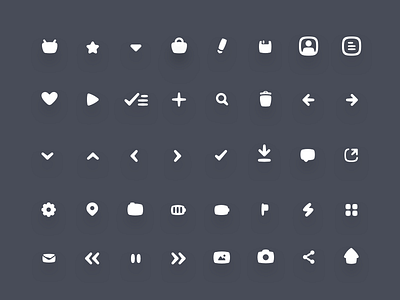 Iconography cartoon curve drawing icons lovely vector