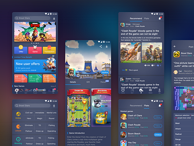 Game community android art design graphics illustration ios mobile ue ui ux