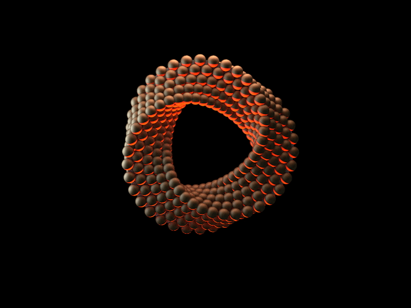 Abstract Ring 3d art c4d design graphics icon logo ui