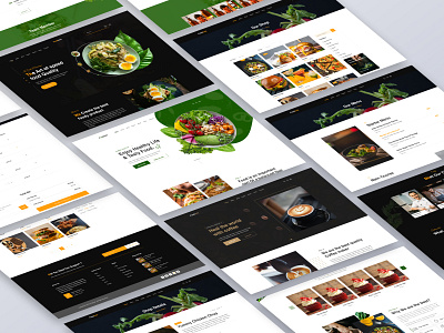 Elite - Food Restaurant & Coffee Free Figma Template 🥗 cafe coffee shop design echotemplate fastfood design food food delivery food delivery landing page food delivery service food landing page free template restaurant ui uiux web design