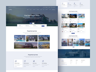 REIS - Real State Listing Free Figma Template building clean design echotemplate figma house product design property website real estate real estate agency real estate ui realestate residence ui ux