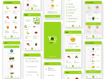 Amazon Fresh UI #1 🥑🥦🥕 amazon app design fresh groceries grocery app iran shopping ui ux