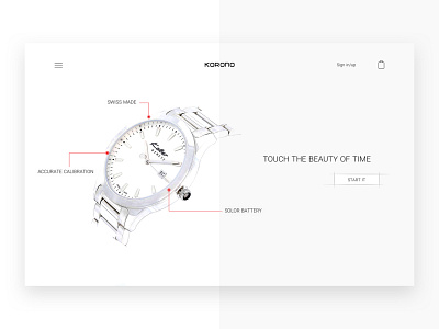 Watch Brand Website