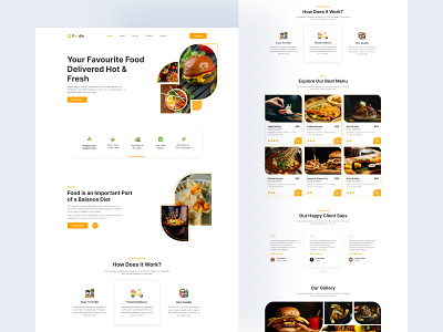 Food Delivery Landing Page