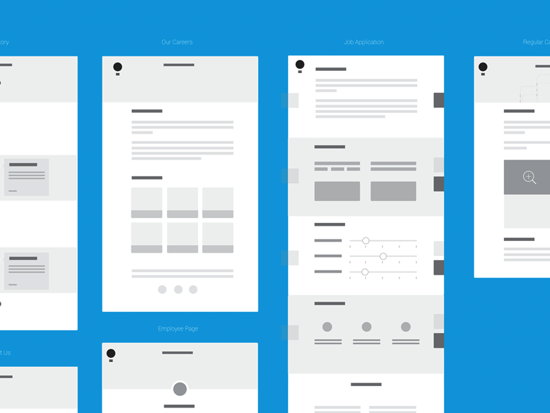 Wireframes by Orium on Dribbble