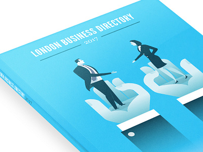London Business Junction Directory Design - 2017 2017 branding brochure design clean directory london magazine print design