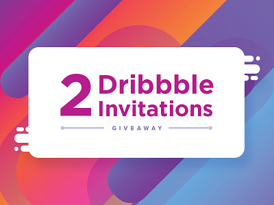 2 Dribbble Invites draft dribbble giveaway invitation invite invites