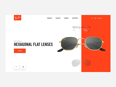 Rayban Shopping Concept animation ecommerce interaction invision invisionstudio motiongraphics rayban shopping studio ui ux