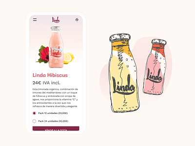 Linda Drinks - Product Page