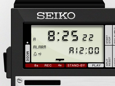 Seiko Voice Note Watch 1980 digital time piece watch
