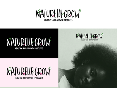 Naturelle Grow Logo Presentation Board
