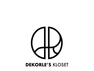 Dekorle's Kloset branding business logo design logo