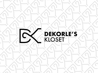 Official logo for Dekorle's Kloset business logo design logo ui vector