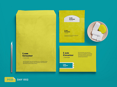 Day 002 | Stationery Mockups