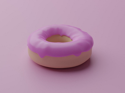 The 3D Donut 3d art blender donut