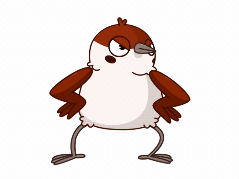 Sparrow - Animated stickers for VK Taxi aftereeffects animation character cute design drive emoji facebook gif instagram json lottie motion social sparrow sticker taxi telegram uber youtube