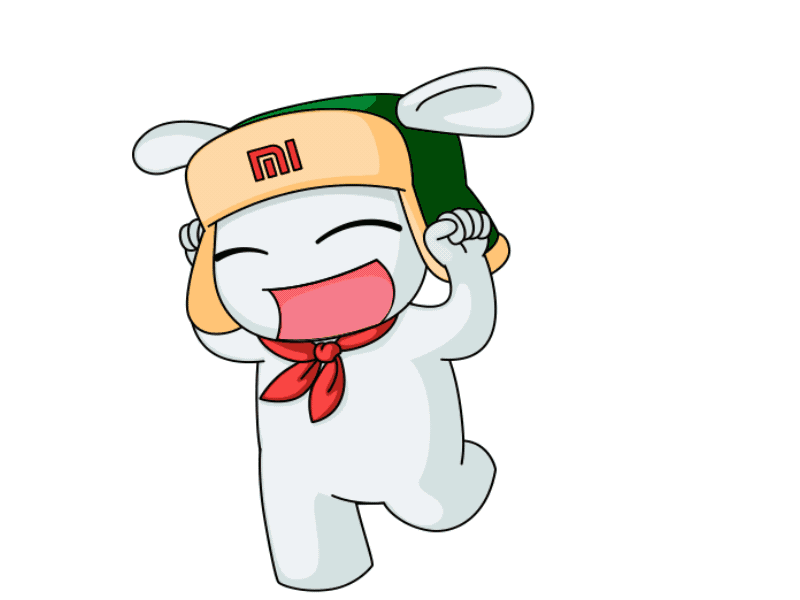 Official Xiaomi Animated Stickers for Telegram App aftereeffects animation character cute design emoji facebook gif instagram json lottie miui motion phone rabbit social sticker telegram xiaomi youtube