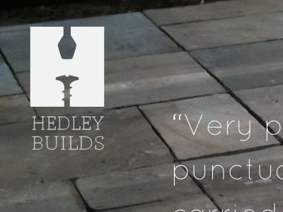 Hedley Builds Website Live brand builder construction logo website