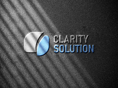 Clarity Solution Logo brand logo branding company logo compnay logo custom logo design design logo logo