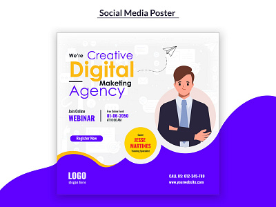 Social Media Poster Template advertisement design marketing mockups poster advertisement poster design poster templates social media social poster templates themes