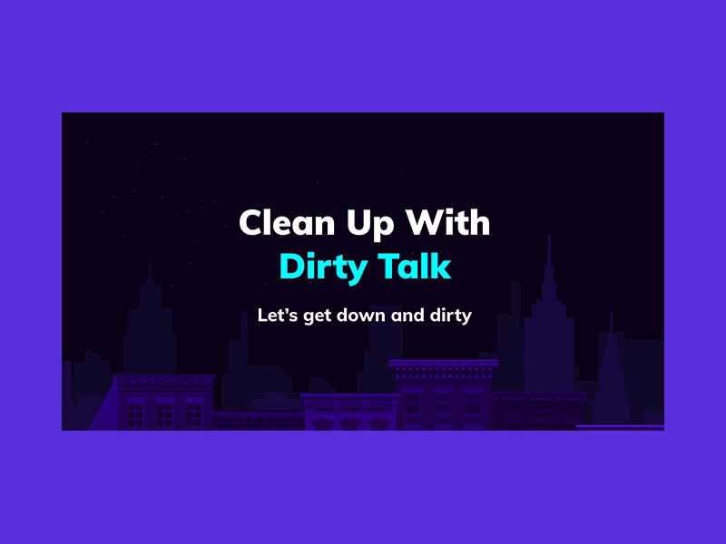 Dirty Talk NYC clean dirty illustration litter new york nyc trash waste
