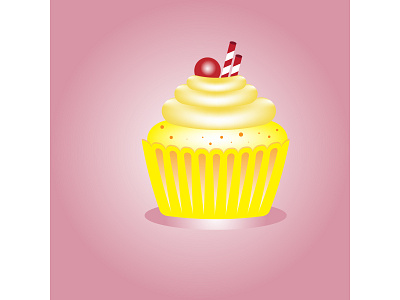 CUP CAKE bakery cream creamcupcake cupcake cute cutecupcake cutedessert design dessert fancy food graphic design illustration tasty vector yum yummu