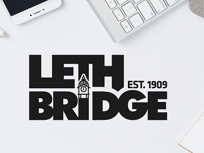 Lethbridge Clock Tower Logo city logo logo logo concept logo design