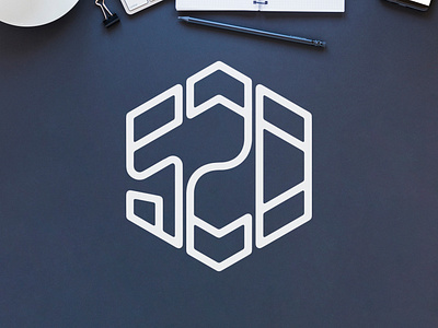 520 Logo area code arizona hexagon hexagon logo hexagonal logo logo design logo designer logodesign logodesigner monoline tucson