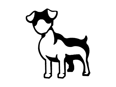 Jack Russell Terrier Logo dog dog illustration dog logo dog shape dog silhouette jack russell terrier logo logo design logodesign logos terrier