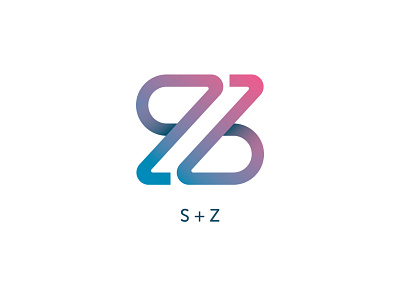 Senzen Consulting Logo brand brand and identity brand design brand designer brand identity branding logo logo design logodesign pink and blue