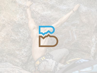 bomber logo & branding branding design climbing logo logo logo design logo designer logos mountain logo