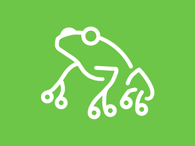 Monoline Frog Logo
