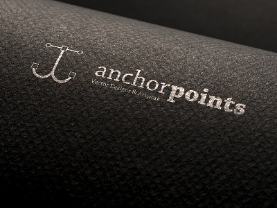 Anchor Points Logo anchor brand branding creative market logo vector