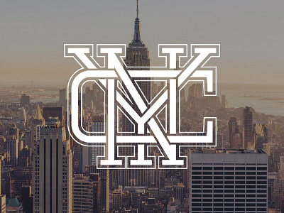 NYC Monogram monogram new york new york city nyc vector