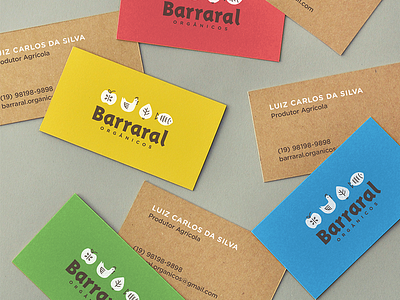 Barraral Card branding bussinesscard card colors design graphic graphicdesign id identidadevisual identity logo organic