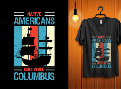 Columbus day t shirt design branding columbus columbus day design fashion graphic design t shirt