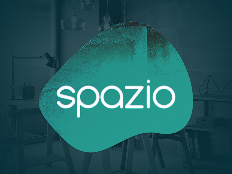 Spazio interior design texture logo branding
