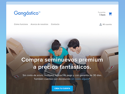 Responsive homepage blue design ecommerce front end ganga mobile platform responsive startup theme ui web