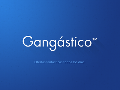 Slide blue gangastico keynote long shadow presentation simple slides startup