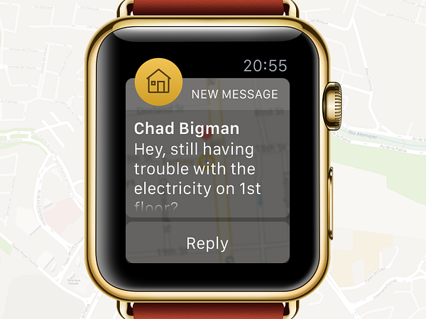 whatsapp apple watch notification