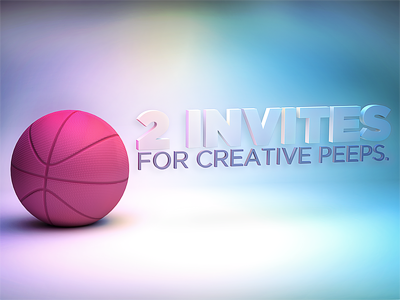 Dribbble invites for creative peeps.