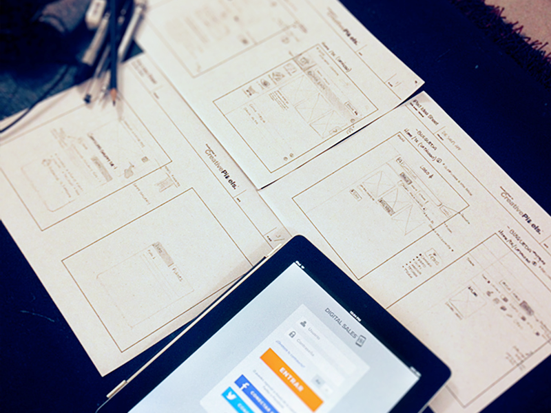  iPad app sketches by Damian Hernandez on Dribbble