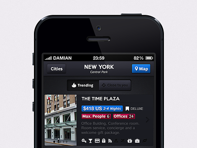 Travel Reservation iOS App