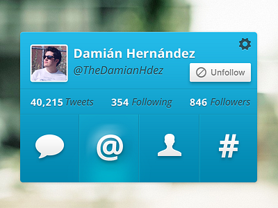 Twitter App Ui · Retina by Damian Hernandez on Dribbble