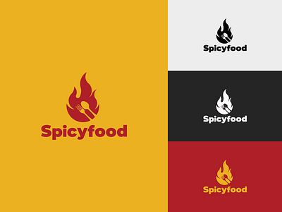 Spicyfood Logo Design adobe illustrator adobe photoshop brand design branding branding design dentity food logo design graphic design logo logo design restaurant logo design vector