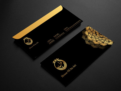 Art Gallery Envelope 3d brand promo items branding envelopr design graphic design logo