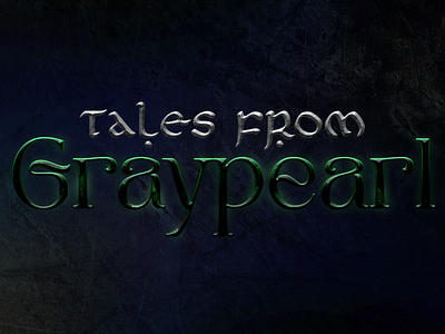 Tales From Graypearl - Title/Logo Design